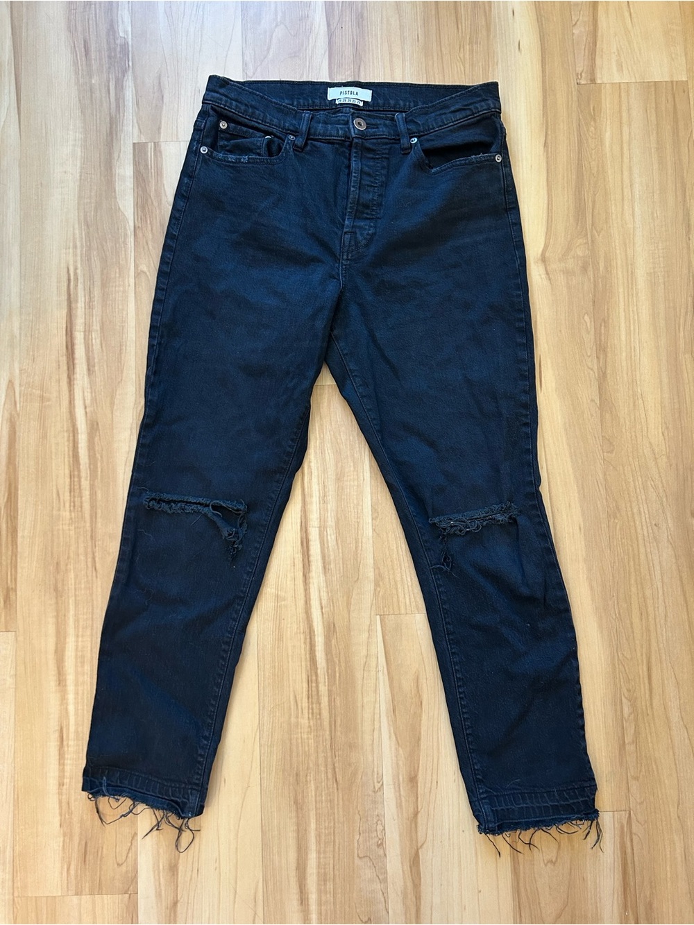 Pistola Distressed Black Jeans - 29